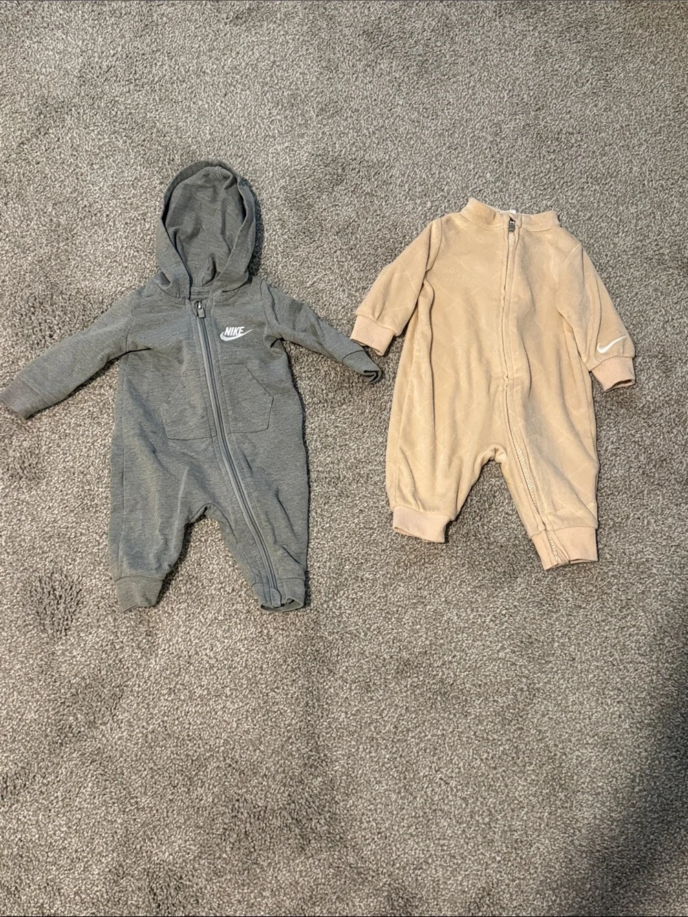 TWO Nike baby 3M onesies